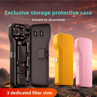 Personnalisation uniquement pour Pocket 3/4/4Pro - Étui de protection - Sac de rangement - Portable - Antichoc - Étanche à la poussière - Coque rigide en silicone