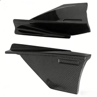 VEILSIDE Nouveaux éclairs latéraux de pare-chocs arrière en fibre de carbone à remplacement direct pour Nissan GT-R R35 2017-2025, 2 pièces, diffuseur arrière