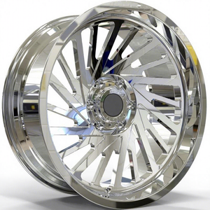 <span class=keywords><strong>ล้อ</strong></span>อัลลอยฟอร์จขนาด20-30นิ้ว<span class=keywords><strong>ก</strong></span>ระบอ<span class=keywords><strong>ก</strong></span>ขัดเงาพร้อมขอบสีเงินสำหรับ F-150ทุนดราราม Silverado Wrangler Rubicon Rims - Product Image 3