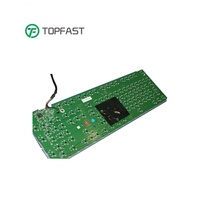 perakitan papan sirkuit tercetak pcb gh60 keyboard mekanis staggeredprinted pcb