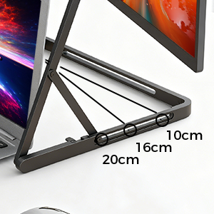 Ordinateur portable OEM 14 pouces à triple écran pliable, moniteur externe pour jeux, écran LCD 1080P Full HDR, interface USB, IPS TriCreate - Product Image 5