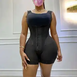 Alta Compressão Garment Post Op Cirurgia Bumbum Levantador Bbl Colombiana Fase 2 Faja Colombianas Mulheres Body Shaper Com Ossos De Aço