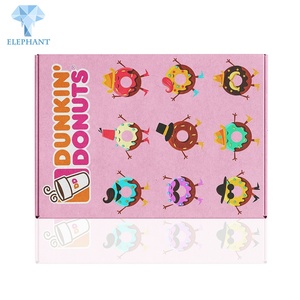Cajas Plegables para Galletas, Pasteles, Donuts, Cupcakes y Repostería, Caja de Repostería Rosa - Product Image 5