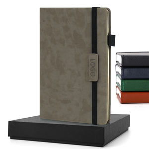 All'ingrosso scuola A5 Agenda <span class=keywords><strong>Vintage</strong></span> con copertina rigida Non datata scritta a righe in pelle sintetica quaderni diario Set regalo - Product Image 2