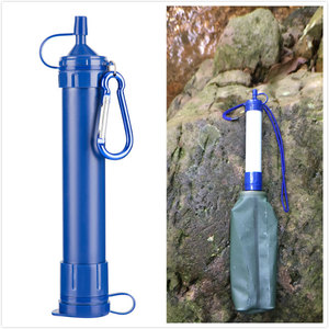 Outdoor Emergency Survival Drinkwater Kit Persoonlijke Water Filter Uf Membraan Waterzuiveraar Stro Verwijderen Bacteriën - Product Image 3