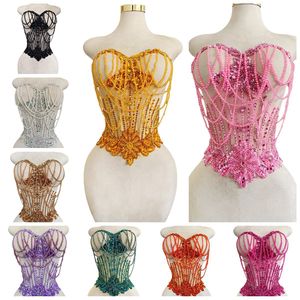 Apliques de Encaje con Pedrería Acrílica Hechos a Mano, Decoración con Cuentas, Parches <span class=keywords><strong>para</strong></span> Vestidos y Accesorios de Ropa - Product Image 1