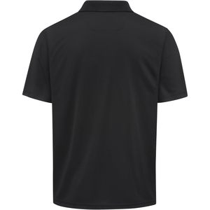 Núcleo sin bolsillo de punto de rendimiento personalizado para hombre para Polo con manga corta de color rojo - Product Image 4