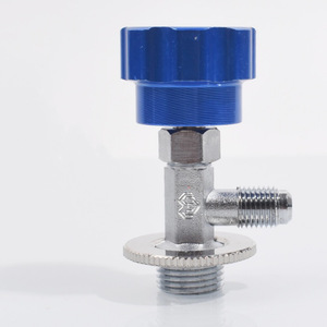 340 universel peut robinet vanne laiton fluor ouvre-bouteille pour toutes les bouteilles de réfrigérant R22 R134A <span class=keywords><strong>R410A</strong></span> outils de climatisation - Product Image 5