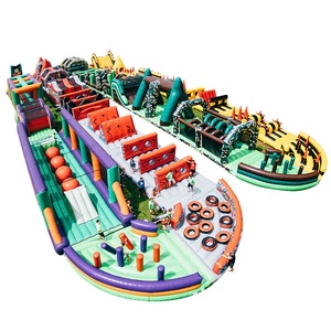 Caliente productos para vender en línea campamento inflable obstáculo 5k de obstáculos inflables para la venta - Product Image 1