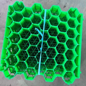 Stabilisateur de sol en grille robuste, grille en <span class=keywords><strong>plastique</strong></span> en nid d'abeille <span class=keywords><strong>pour</strong></span> allée, pelouse, gazon, <span class=keywords><strong>pour</strong></span> enclos à chevaux, dalle de <span class=keywords><strong>gravier</strong></span> - Product Image 4