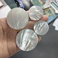 25mm Runde Weiße Perlmutt-Scheibe MOP Cabochon Preis