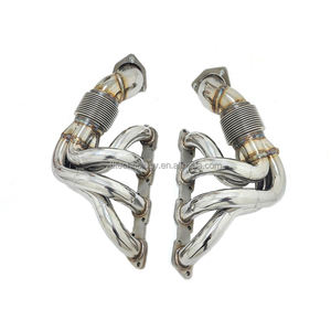 Collettori ad alte prestazioni per <span class=keywords><strong>Ferrari</strong></span> F430 4.3L V8 <span class=keywords><strong>accessori</strong></span> <span class=keywords><strong>auto</strong></span> tubo di scarico 304 acciaio inossidabile Racing testatori a tubo lungo - Product Image 4