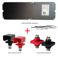 JKBMS PB2A16S30P V19 Placa PCBA de gestión de baterías BMS Lifepo4 de alto voltaje 16S 48V, inversor de almacenamiento de energía de alto rendimiento