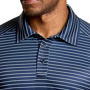 OEM 100% Polos de golf imprimés réversibles à séchage rapide en coton/nylon/cachemire pour hommes Broderie de logo personnalisé - Product Image 6