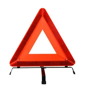 Reflectores de seguridad vial, herramientas de emergencia reflectantes triangulares de advertencia led
