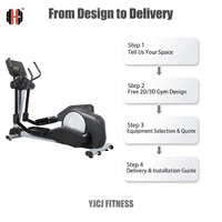 Máquina Elíptica Personalizada de Marca Privada, Precio Directo de Fábrica, MOQ Bajo, Equipo de Fitness