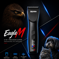 LILIPRO EagleM - Cortadora de Pelo Eléctrica 5 en 1 para Mascotas, Recortadora Silenciosa para Perros, Máquina de Peluquería Inalámbrica para Gatos con Pantalla LCD