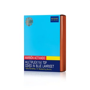 Fami Multiplex Top Covered In Blue Laminate With Solid <b>Wood</b> Edges 1500X750X40 Mm For Woodworking <b>Benches</b> - Product Image 3