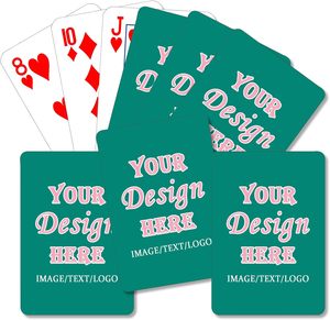 Cartas de Juego Rectangulares de Papel Estilo Arte Folclórico, Baraja de Póker Personalizada a Todo Color, Impresión de Cartas de Juego de Mesa con Logotipo Personalizado, Caja con Protección UV - Product Image 1