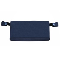Repose-poignet ergonomique de grande taille en acier inoxydable coulissant sous le bureau avec pince facile à fixer sur le plateau du clavier