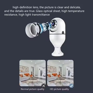 <span class=keywords><strong>Cámara</strong></span> de <span class=keywords><strong>Vigilancia</strong></span> HD 720 de 360 Grados con Bombilla de Luz y WiFi, Bombilla de Seguridad para Interiores y Exteriores - Product Image 6