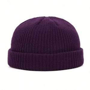 Bonnet court en tricot 2024 pour homme, style Docker, chaud et décontracté, idéal pour l'extérieur - Vente en gros - Product Image 6