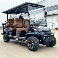 Voiture de golf électrique Falcon H4+2 à 6 places, véhicule tout-terrain surélevé, prix de gros direct usine de produits chinois
