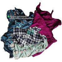 Déchets de gros tissus réutilisables à usage industriel Lingettes en coton Chiffons de nettoyage Vente en gros Déchets textiles