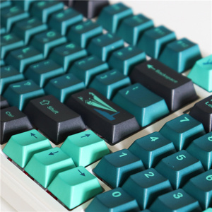 Diseño único <span class=keywords><strong>Terror</strong></span> debajo de las teclas Pbt 129 teclas Dye-Sub Cherry Profile Keycaps para 61/87/104/108 Mx Switch Teclado mecánico - Product Image 5