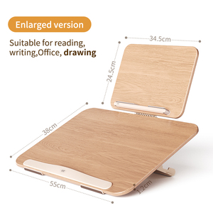 Soporte de Lectura Plegable de Madera con Amplia Área de Escritura, Tabla Inclinada Ergonómica para Niños, Estudio, Oficina en Casa, Dibujo Artístico - Product Image 3