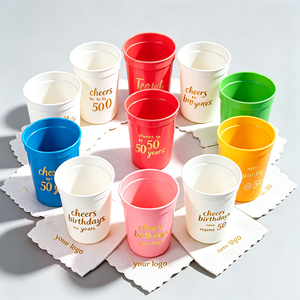 Gobelet de stade réutilisable en plastique rigide PP de 500 ml avec logo personnalisé, vente en gros pour événements festifs, gobelet de fête personnalisé, gobelet en plastique pour anniversaire - Product Image 1