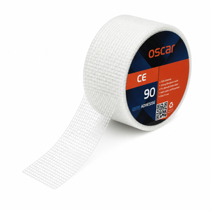 Ruban adhésif en fibre de verre 20m 4,5cm pour réparation de fissures de cloisons sèches Oscar - Product Image 2