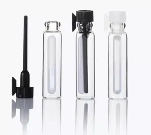 0.5ml 1ml 2ml 3ml 5ml mini flacon en verre transparent flacon d'échantillon de parfum petit flacon de testeur de parfum