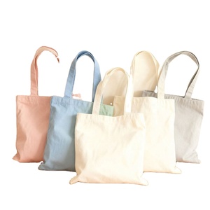 Custom Print 100% Organic Plain <b>Canvas</b> Cotton Reusable Tote Bags Eco-Friendly Recyclable Shopping Bag - Product Image 3