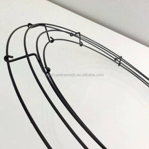 कस्टम सस्ते <span class=keywords><strong>20</strong></span> इंच हरी तार पुष्पांजलि फ्रेम शादी के लिए और दरवाजा फांसी सजावट - Product Image 3