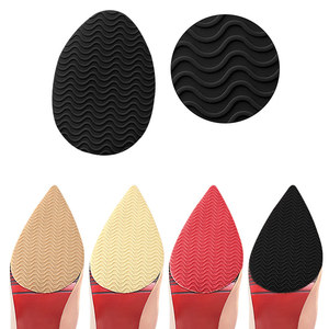 Coussinets de protection auto-adhésifs en silicone antidérapants pour semelles, texture ondulée, réduction du <span class=keywords><strong>bruit</strong></span>, résistants à l'usure, pour talons hauts et avant-pieds - Product Image 3