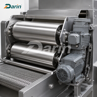 Ligne de production industrielle automatique de nouilles instantanées, capacité de 600 kg/h, machine à fabriquer des nouilles instantanées frites, SUS304