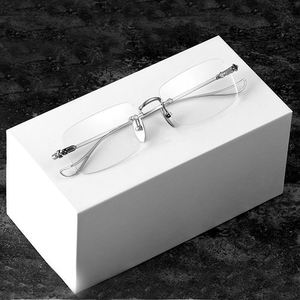 フォトクロミックリムレスアイウェアグラス超軽量、近視メガネアンチブルー - Product Image 5