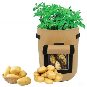 High Quality 3 5 7 10 15 20 30 50 Gallon Potato Grow Pot Bato Bucket Breathable Small Vegetable Potato Planter