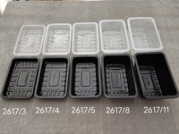 140*140*50mm Kunststoffschale oder PP-Behälter oder Schüssel für Lebensmittelverpackung und Versiegelungsrolle