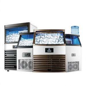 Máquina <span class=keywords><strong>de</strong></span> <span class=keywords><strong>Hielo</strong></span> Eléctrica Comercial Pequeña para Comercio Transfronterizo, Capacidad <span class=keywords><strong>de</strong></span> 12 kg, Estándar Europeo y Americano, 220V/110V, Modelo FQ-60F, 300W - Product Image 1