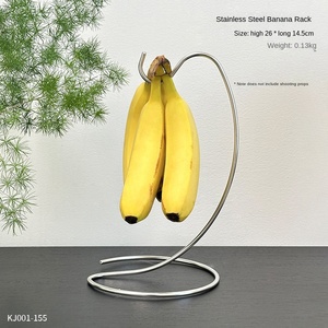 Support moderne pour bananes - Support de rangement pour fruits avec <span class=keywords><strong>crochet</strong></span> en acier inoxydable pour garder les bananes fraîches sur le comptoir de cuisine - Product Image 6