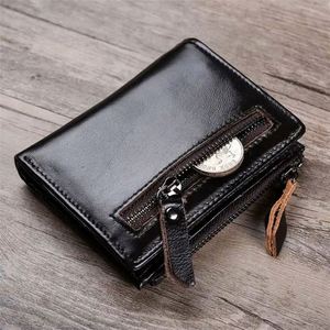 Portefeuille homme en cuir véritable, petit, fin, marron, luxe, prix bas, sur mesure, échantillon gratuit. - Product Image 3