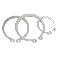 Stainless Steel AISI 304 INOX A4-70 A286 ANSI 316 Type B Heavy External Retaining Ring for Shafts DIN 471-2