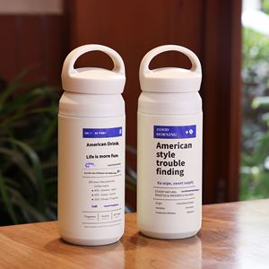 Termo portátil de acero inoxidable 304, taza de café americana, cubierta de mango aislada, botella de vacío, bebida de agua - Product Image 4