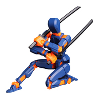 POWER Robots humanoïdes à articulations mobiles, impression 3D, DIY, poupées porte-bonheur pour enfants, jouet anti-stress, rotation entièrement articulée et réglable