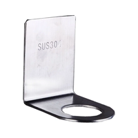304 porte-bouteille en acier inoxydable distributeurs de savon muraux en acier inoxydable supports muraux pour bouteilles de distributeur de savon