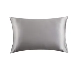 Bedsure Satin Pillowcase For Hair And Skin Queen Silver Grey Silk Pillowcase Satin Pillow Cases Set
