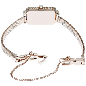 Montre <span class=keywords><strong>bracelet</strong></span> pour femme en acier inoxydable avec diamants véritables et <span class=keywords><strong>bracelet</strong></span> en <span class=keywords><strong>maille</strong></span> - Product Image 4