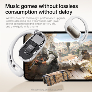 Écouteurs sans fil BT V5.4 OWS de haute qualité, forme de flux sableux, véritable son stéréo portable, écouteurs OWS - Product Image 4